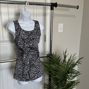 Ann Taylor elegant blouse with side zip. 🆕